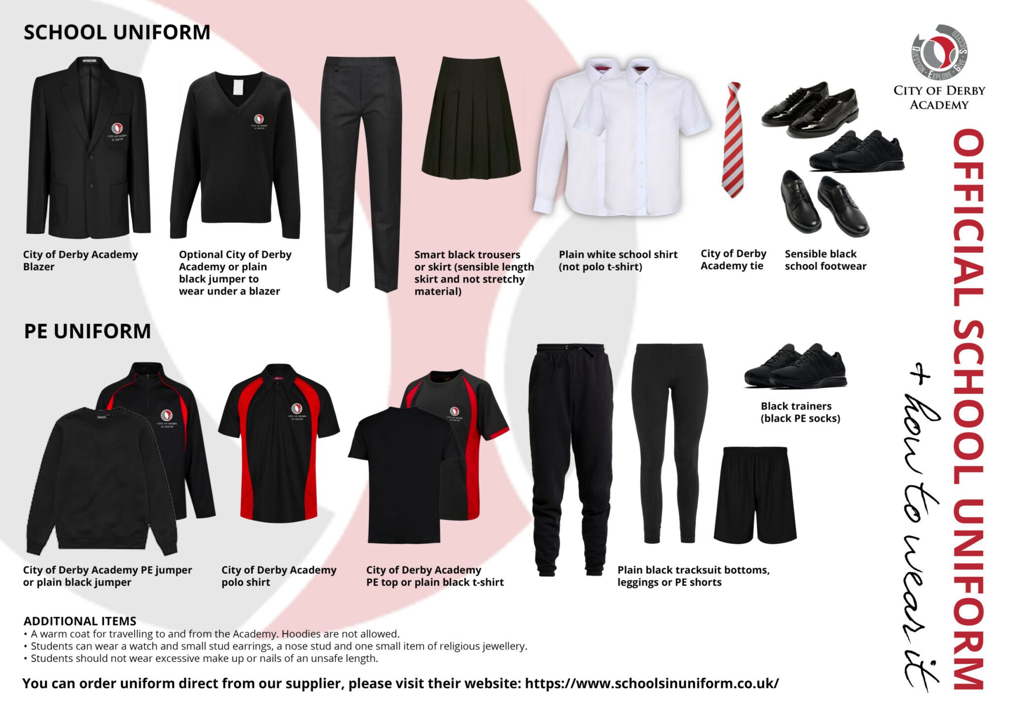 Uniform City of Derby Academy