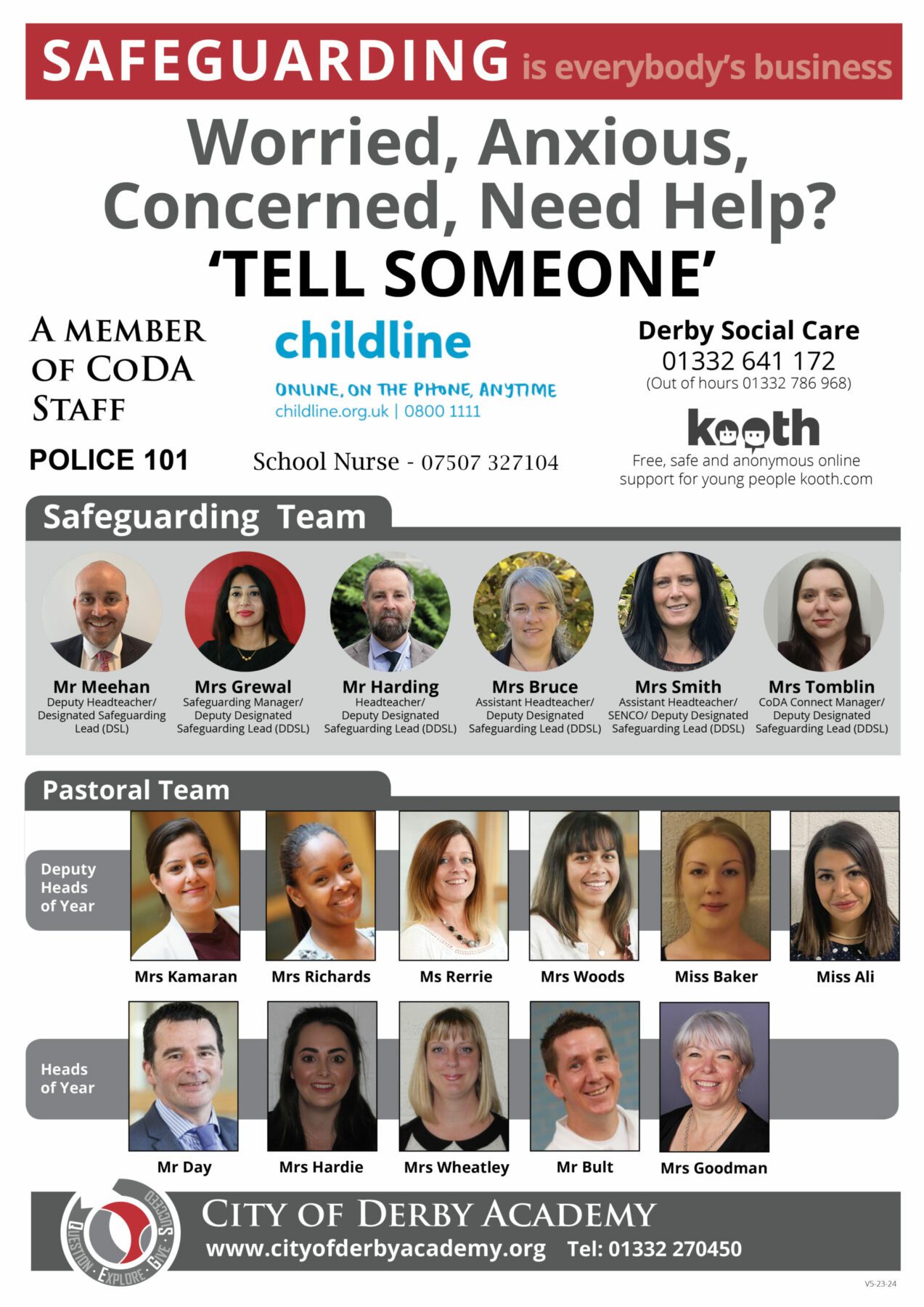 SAFEGUARDING POSTER 23 24 No Contact