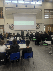 Students in a classroom