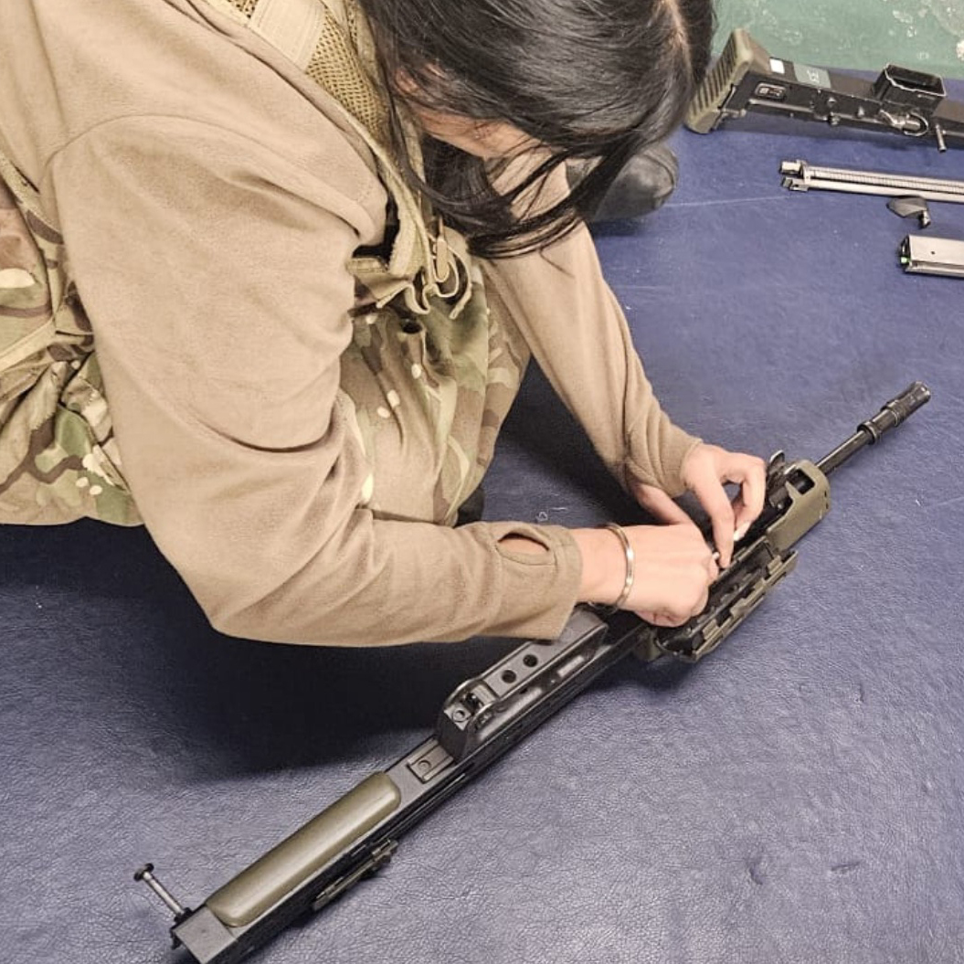 CODA CCF took part in their initial weapons training
