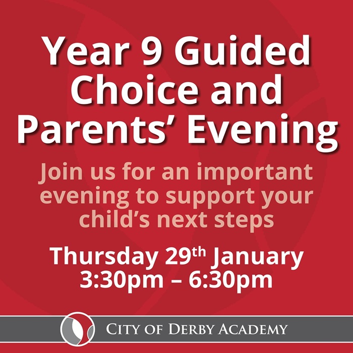Year 9 Guided Choice & Parents’ Evening