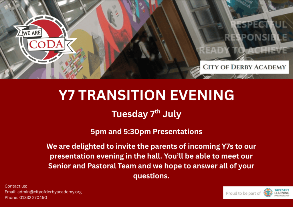 Y6 TRANSITION EVENING