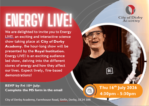 Upcoming: Energy Live!